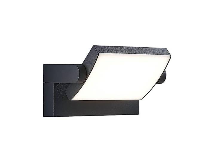 Lindby LED Wandleuchte aussen 340° schwenkbar, Wandlampe aussen