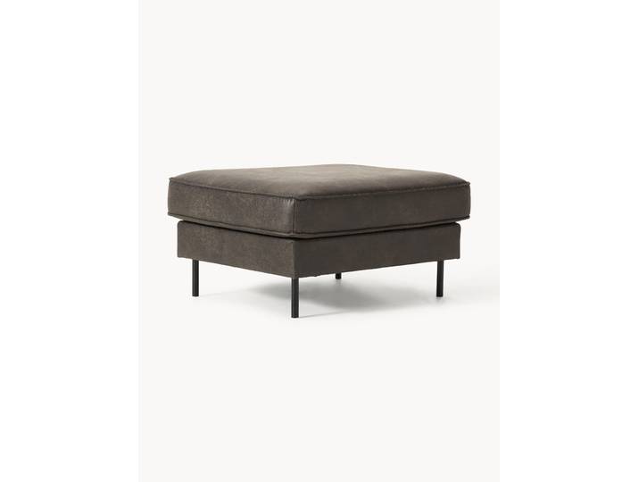 Pouf en cuir Hunter
