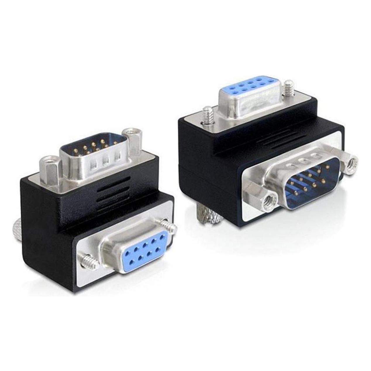 Delock Winkeladapter 90ø seriel DB9 Bu-St (65266)