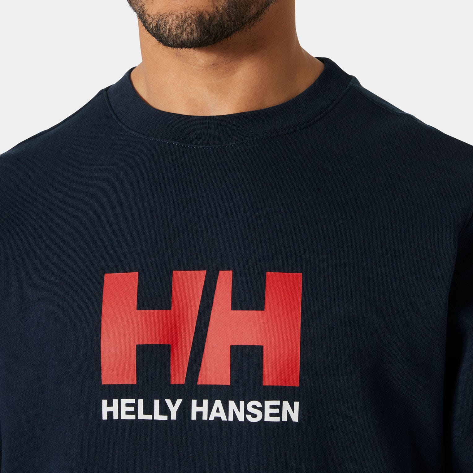 Helly Hansen Men's Logo Crew Sweatshirt - Blue - S