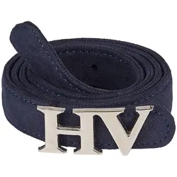 HV POLO Damen Gürtel Donna Navy mit silberner Schnalle, Größe: 95