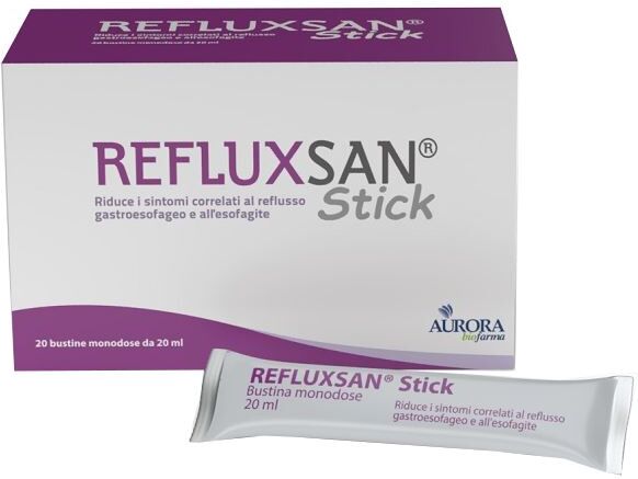 AURORA BIOFARMA Srl REFLUXSAN, 20 stick monodose da 20 ml