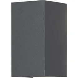 Konstsmide Wandleuchte Cremona, anthrazit, HighPowerLED  3x3W, mit Rückwandleuchte (7871-370)