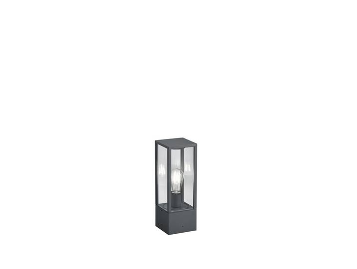 Trio Leuchten Wegeleuchte, Anthrazit, Metall, Glas, 14x40x14 cm, Lampen & Leuchten, Aussenbeleuchtung, Wegbeleuchtung