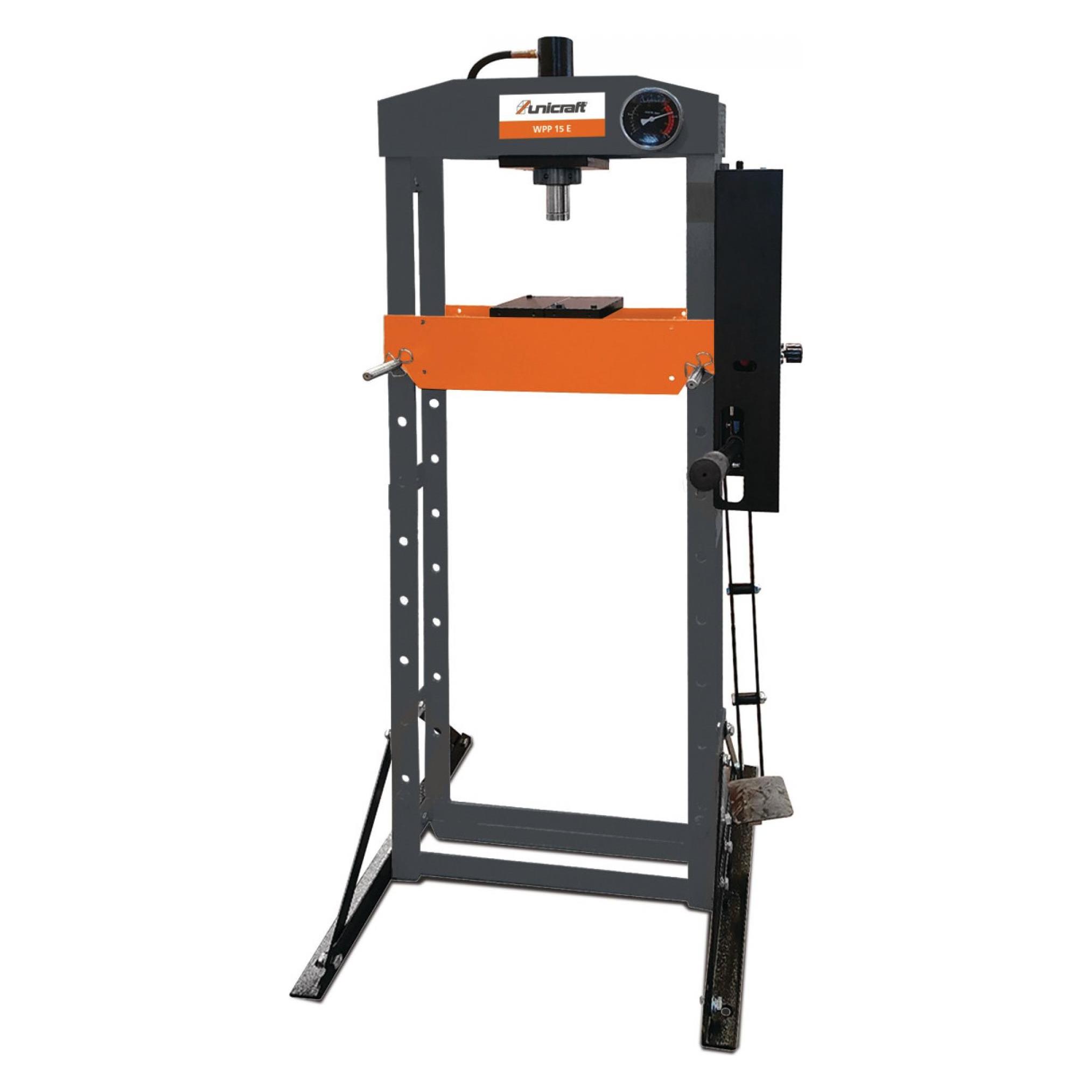 Unicraft Werkstattpresse WPP 15 E 15 t 160 mm min:173 / max: 985 mm (Werkstattpresse) (6300016)