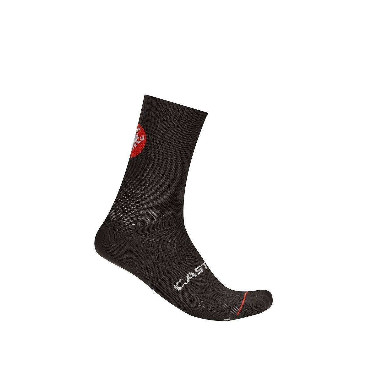 Meias Castelli Entrata 12 Preto, Tamanho XXL Homem