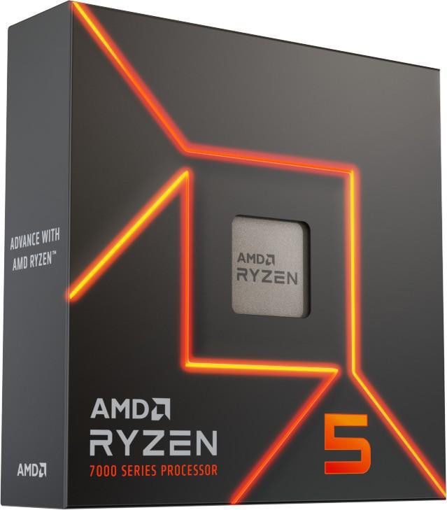 AMD Ryzen 5 7600X 6-Kern CPU, Sockel AM5, Boxed (ohne Kühler)