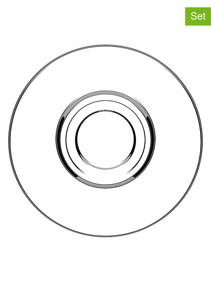 RCR cristalleria 6er-Set: Untertassen - Ø 12,5 cm - onesize