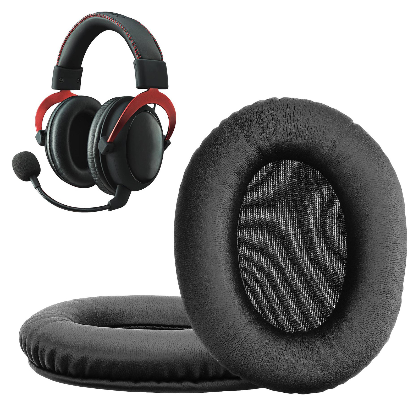 kwmobile 2x vervangende oorkussentjes voor Kingston HyperX Cloud II, Cloud III, III S en 3S