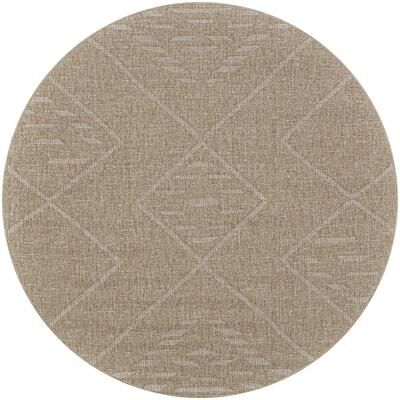 Dream Decor Rugs Triballe Flare Brown Indoor Outdoor Area Rug