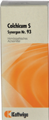 Kattwiga Arzneimittel GmbH SYNERGON KOMPLEX 93 Colchicum S Tropfen 50 ml 03633823