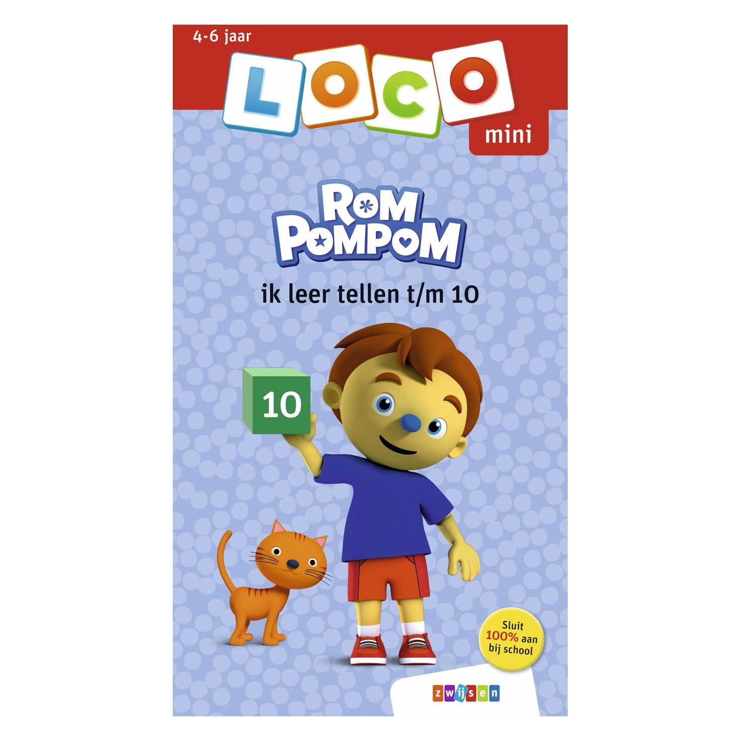 Noordhoff Mini Loco Rompompom - ik leer tellen t/m 10 (9789048743957)