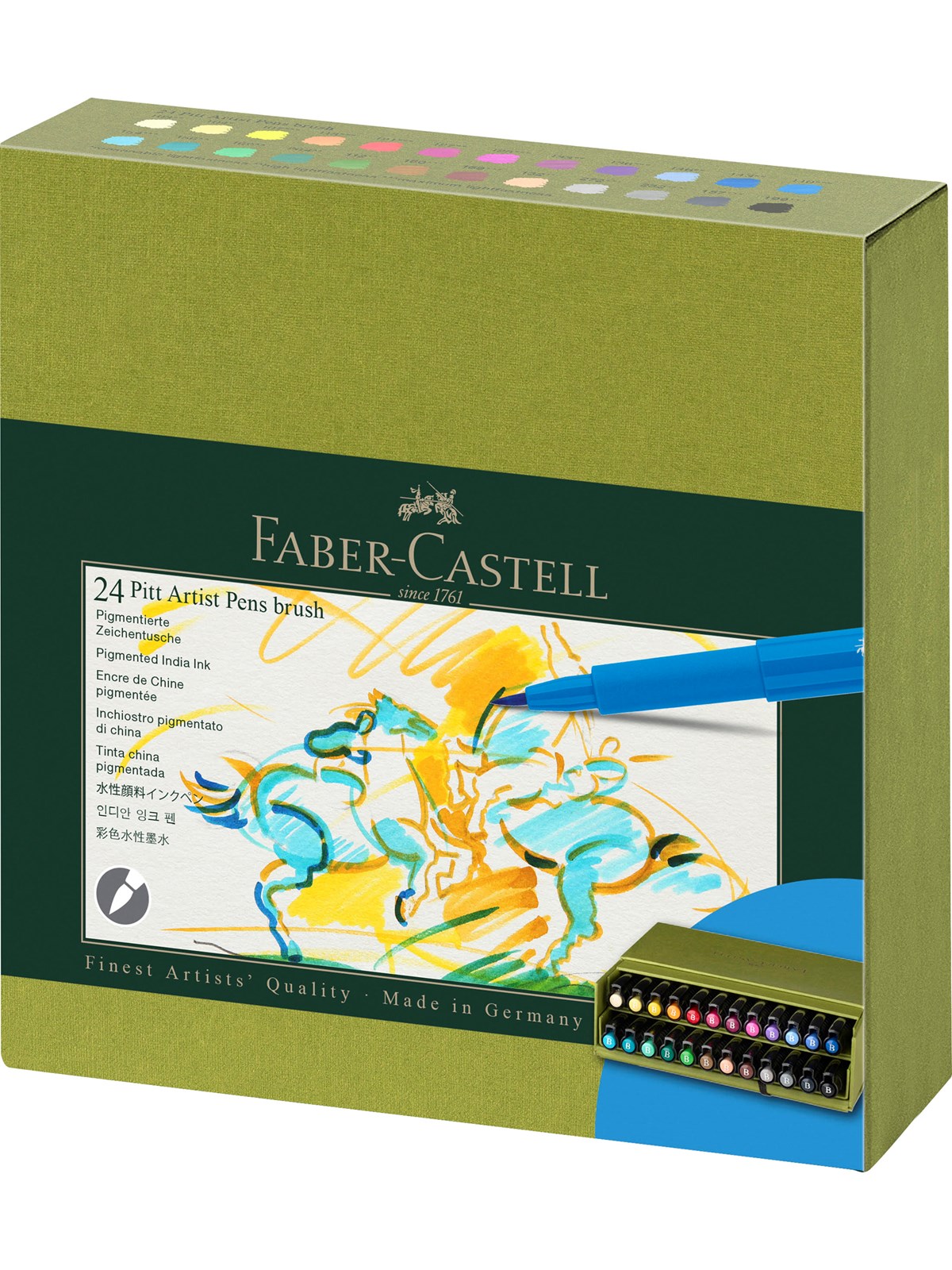 Faber-Castell Tuschestift Pitt Artist Pen B 24er A.box