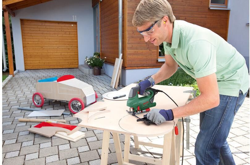 Stichsäge BOSCH "PST 900 PEL", grün, Sägemaschinen, Stichsäge grün Einheitsgröße