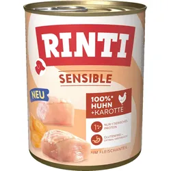Rinti Sparpaket 12 x 800g Sensible Huhn&Karotte