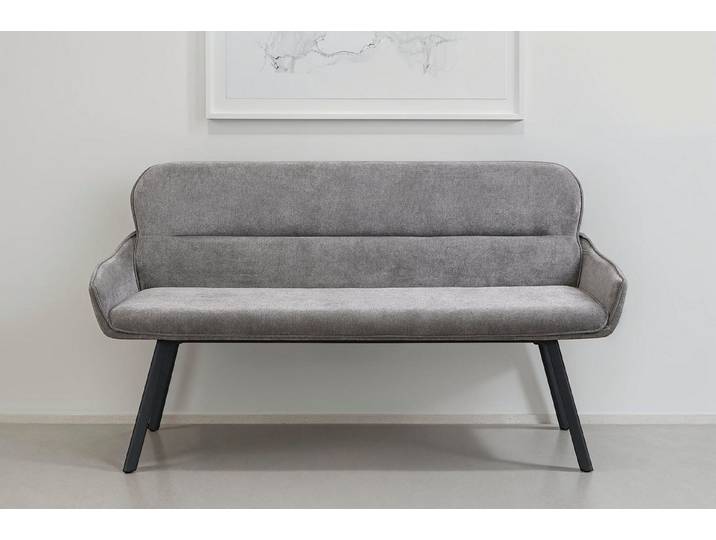 byLIVING Sitzbank Rico (1-St), gemütliche Esszimmerbank in 140 oder 160cm, hochwertiger Stoffbezug