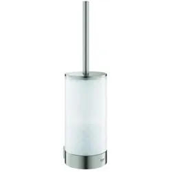 Grohe Selection WC-Bürstengarnitur 41076DC0 supersteel, Glas, Wandmontage, verdeckte Befestigung