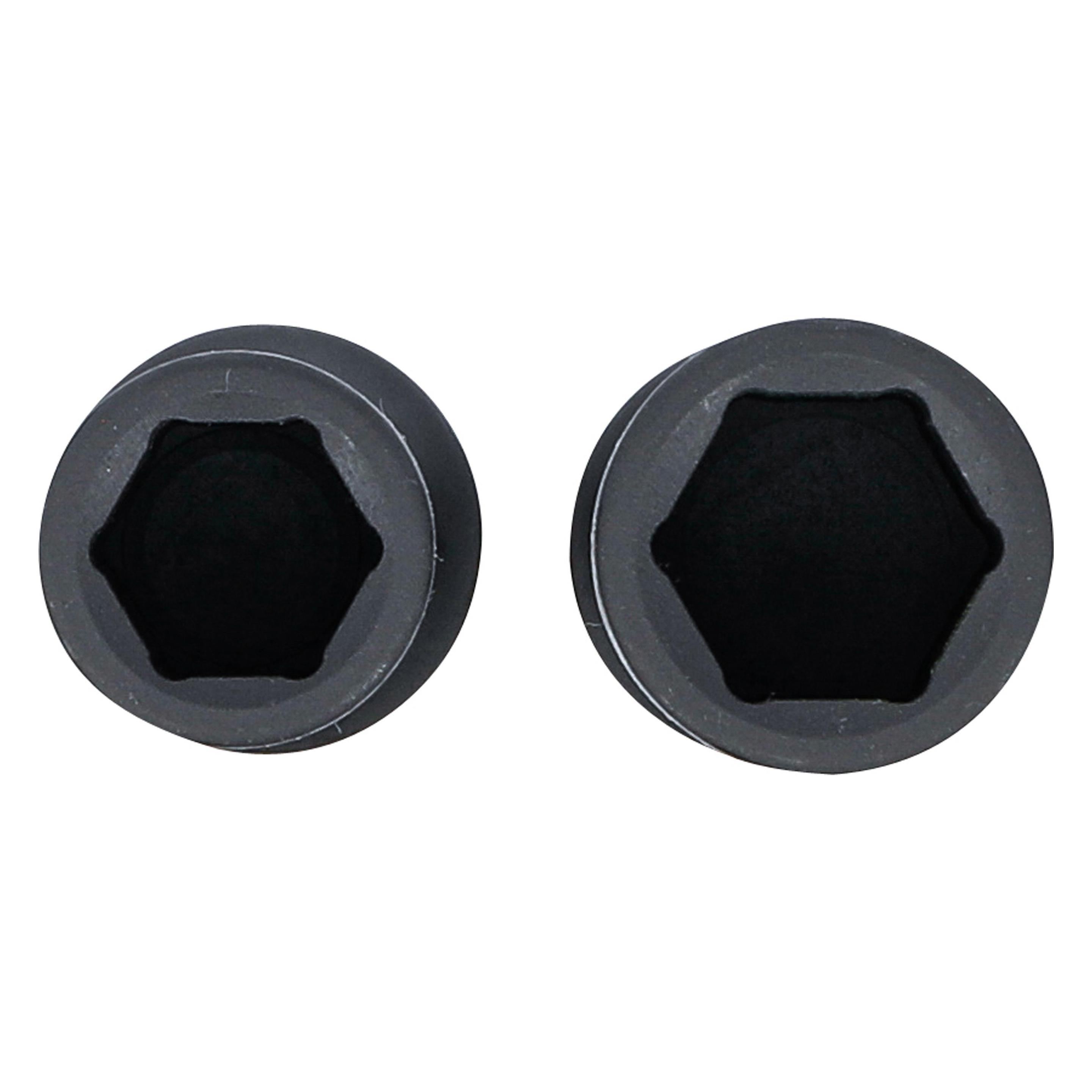 BGS Spezial-Steckschlüssel-Einsatz-Satz | für Ausgleichsgetriebeflansch-Mutter | für Volvo | SW 15 - 18 (15 mm, 18 mm) (72000)