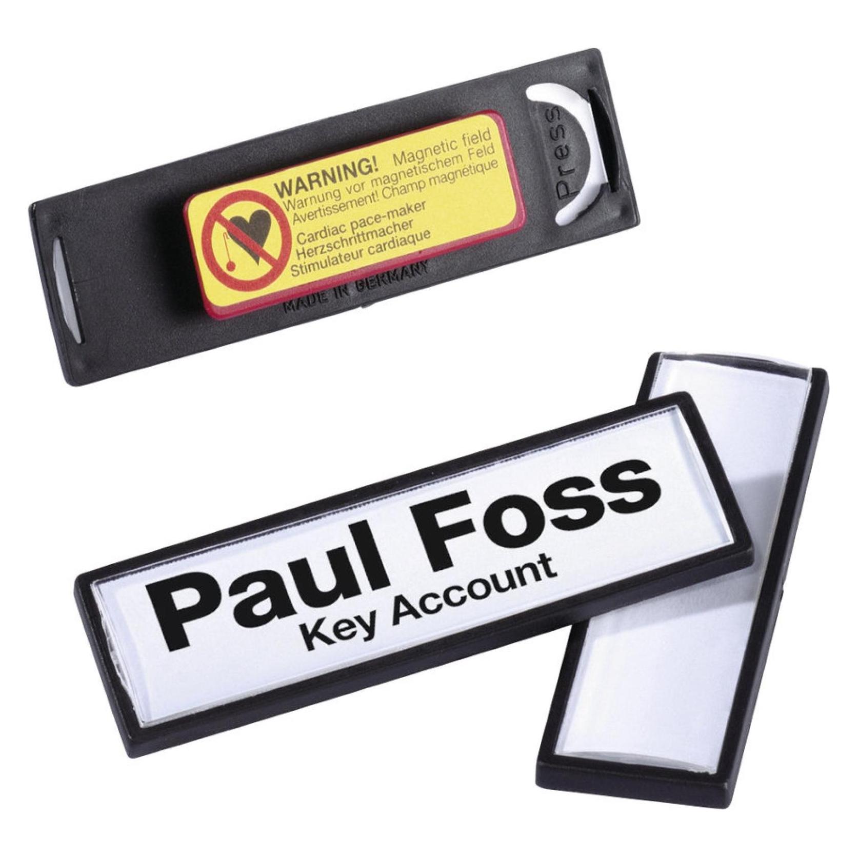Durable Namensschilder Clip-Card (813201)