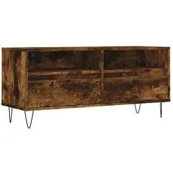 vidaXL TV-Schrank Räuchereiche 100x34,5x44,5 cm Holzwerkstoff