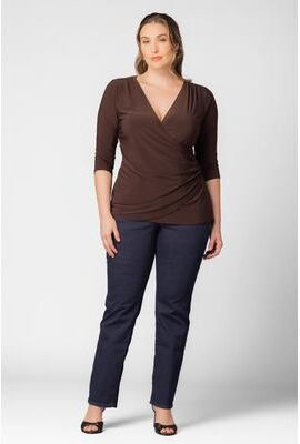 KIYONNA Femme Fatale Faux Wrap Top