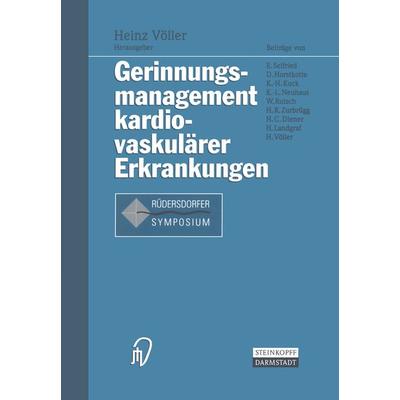 Gerinnungsmanagement kardiovaskulärer Erkrankungen, Taschenbuch von , Steinkopff, 978-3-7985-1092-0