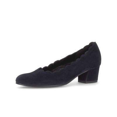Pumps GABOR "Eleganter Pump", Damen, Gr. 37, blau, Schuhe Pumps