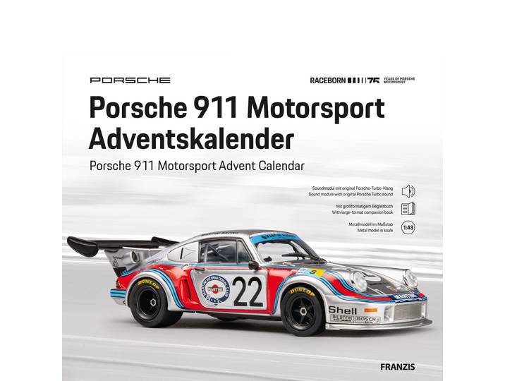Porsche 911 Turbo Motorsport Adventskalender, 1:43