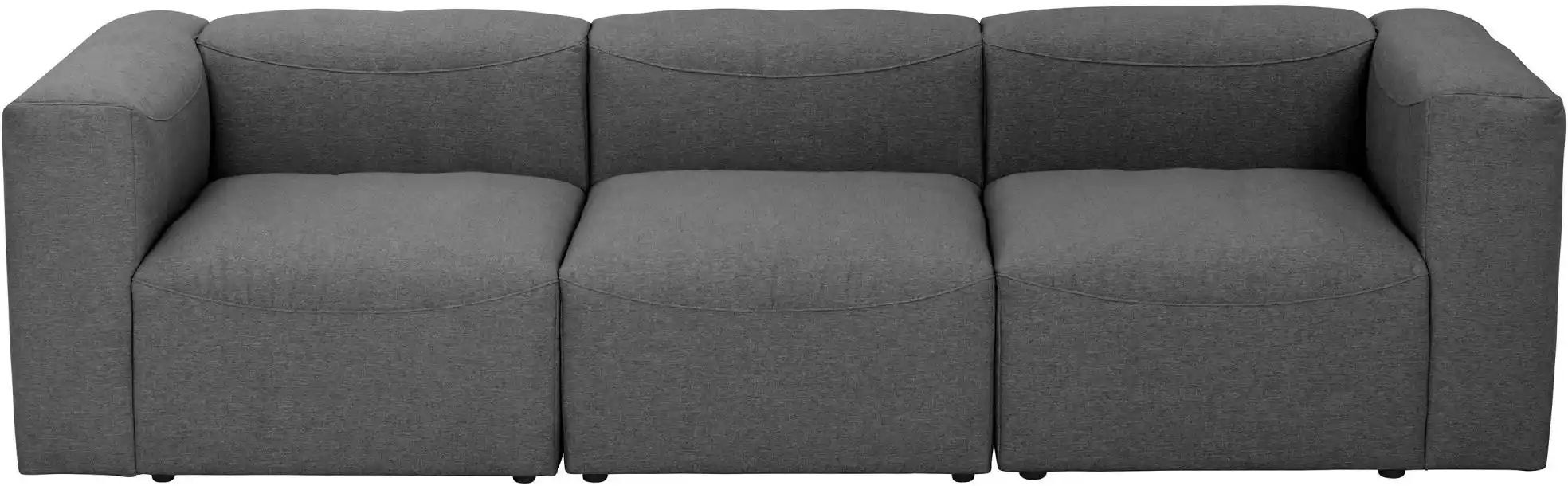 Max Winzer Einzelsofa modular Lena ¦ schwarz ¦ Maße (cm): B: 275 H: 73