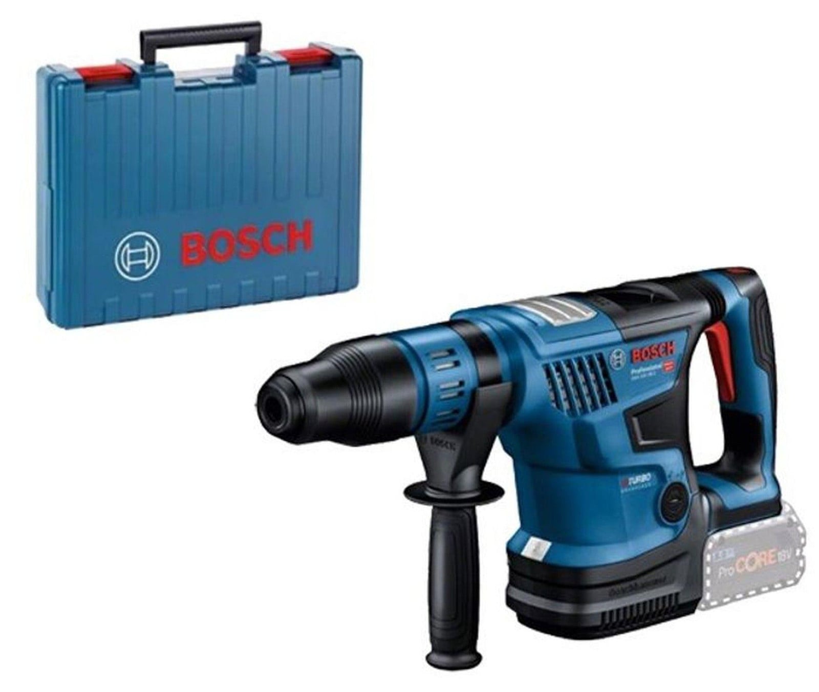 Bosch Professional Biturbo 18V-36C GBH + 7J SDS-Max boorhamer met koffer - 0611915001