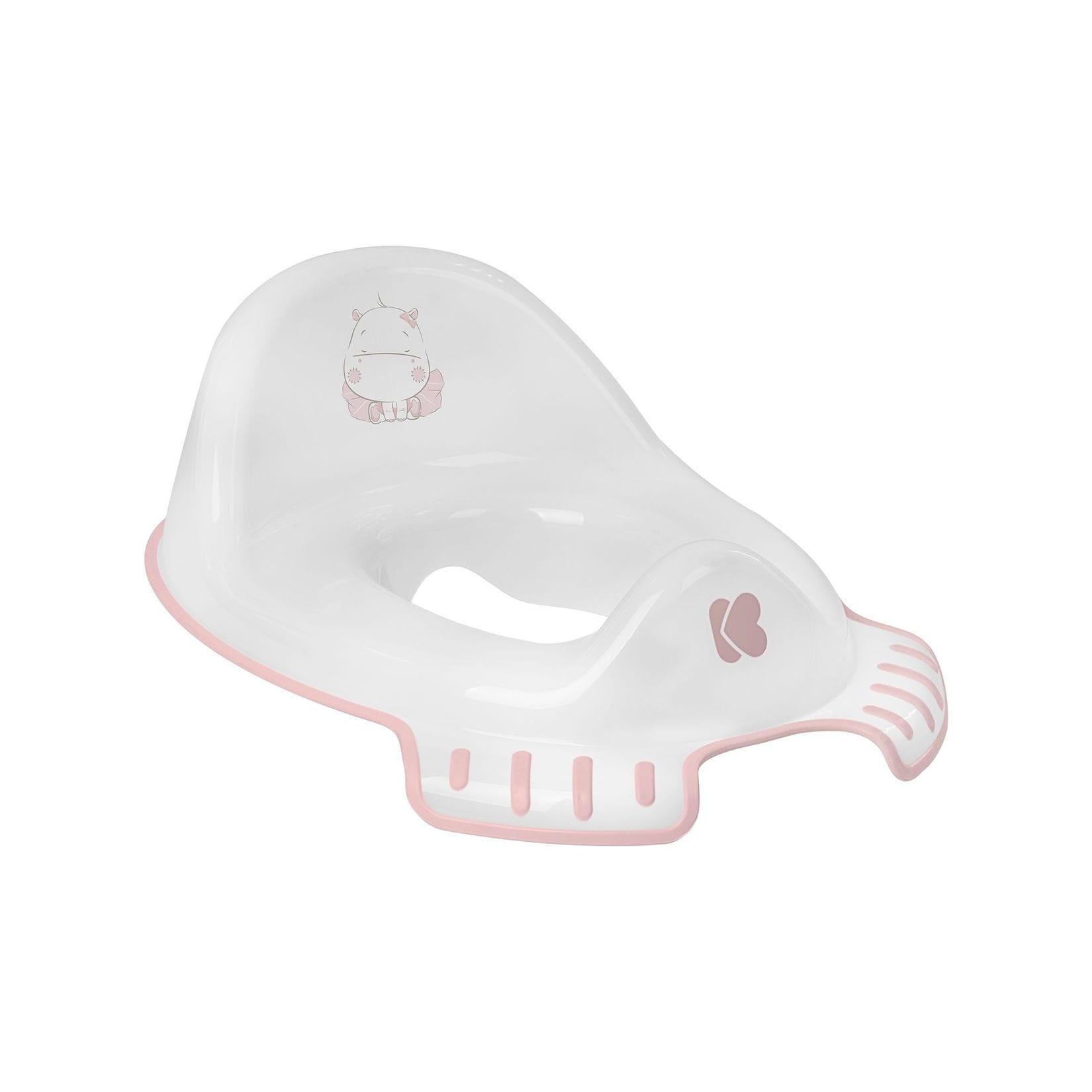 Kikkaboo Toilettenaufsatz Hippo Toilettensitz, anatomische Form, Spritzschutz rosa