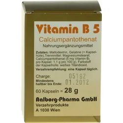 VITAMIN B5 KAPSELN 60 St