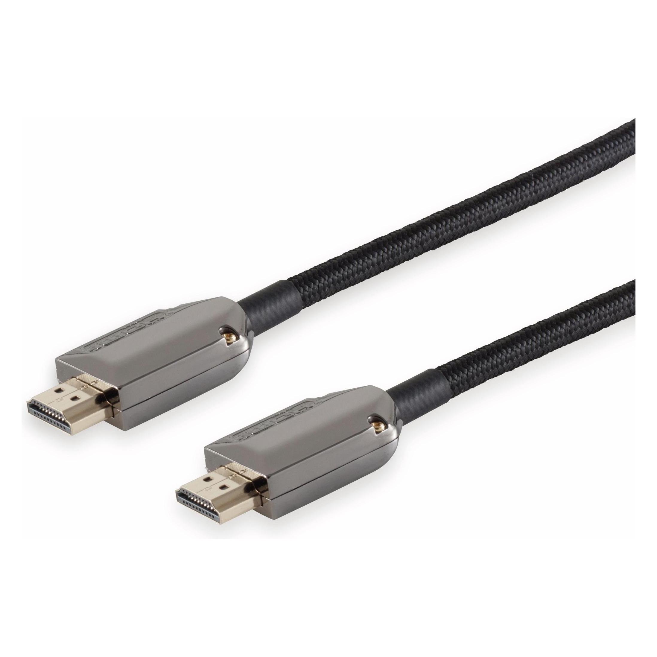 Frei Öl BlackCotton High Speed HDMI Kabel, schwarz (1 m) (20-10025)