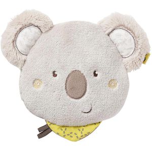 Fehn Wärmekissen Koala, 25 x 25 cm, mit Kirschkernen, mit waschbarem Plüschbezug, für Mikrowelle und Backofen