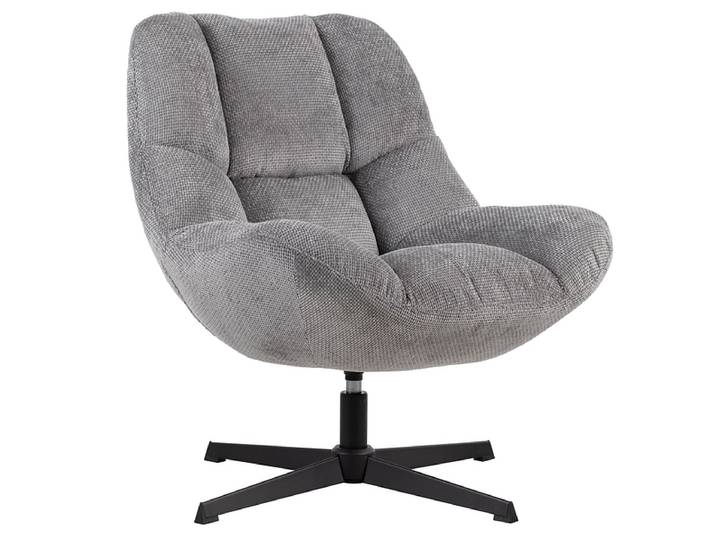 Sessel JADE Stoff grau