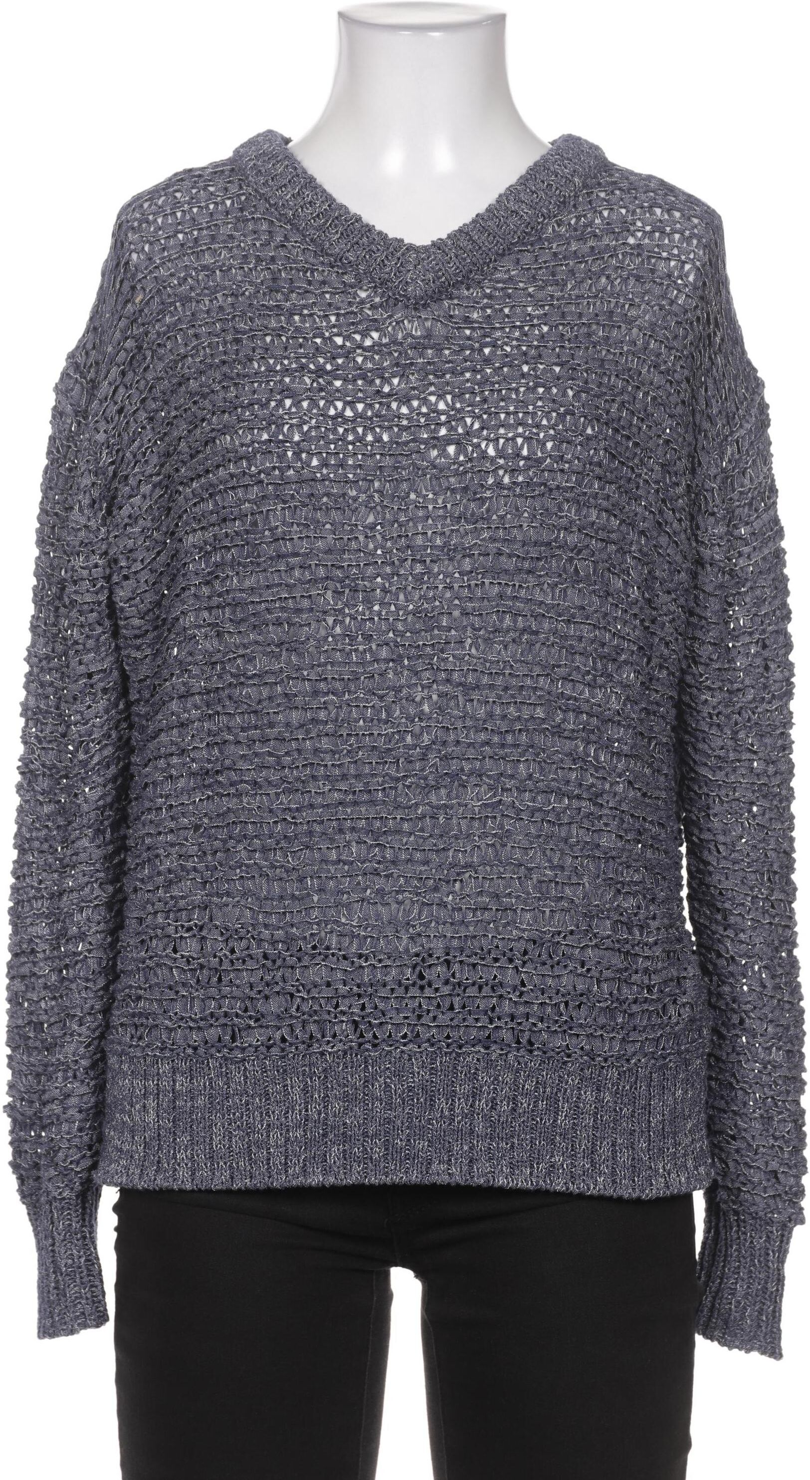 house of dagmar Damen Pullover, Marineblau, Gr. XS, Baumwolle / Synthetik - Second Hand