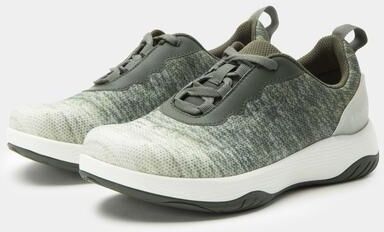 Women's IN8 Natural Toe Shape Supportive Athletic Shoes by Alegria in Green (Size 9 M)