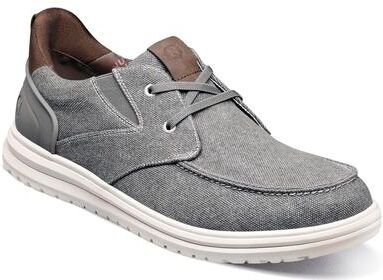 Nunn Bush Brew City Canvas EZ Hands Free Moc Toe - Mens 8 Grey Slip On Medium