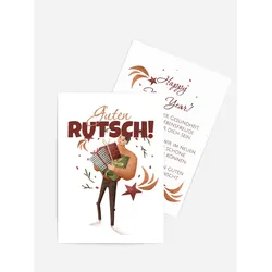Neujahrskarten selbst gestalten mit Spruch und Fotos im Onlinedesigner bei Meine-Kartenmanufaktur.de