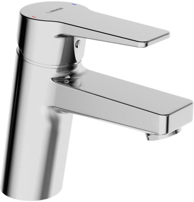 Hansa Mitigeur monocommande de lavabo HANSATWIST Eco 4,2 l/m, sans ALG, bec 121 mm, chromé (090522830005)