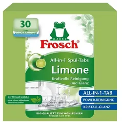 Frosch 30er-Pack All-in-1 Spülmaschinen-Tabs »Limone« weiß