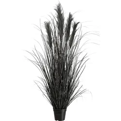 Kunstpflanze Pampasgras I in Schwarz