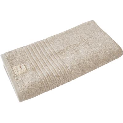 Badetuch DYCKHOFF "Nature", grau (stein), B:70cm L:200cm, Frottier, Obermaterial: 100% Baumwolle, Handtücher, Badetuch