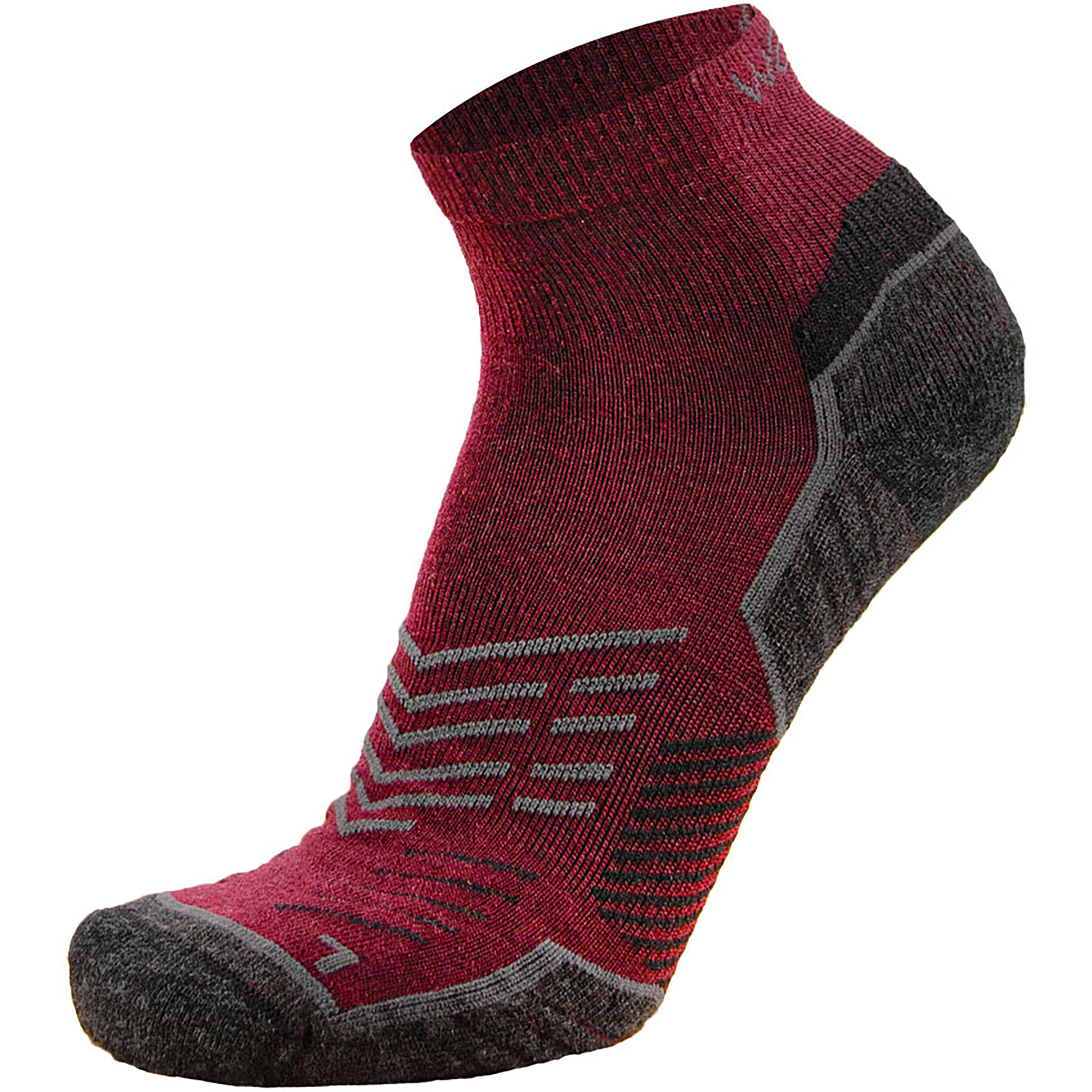 Wapiti Merino Trekking GT04 Wandersocken rot Größe 42 Camping Hautfreundlich Merinowolle