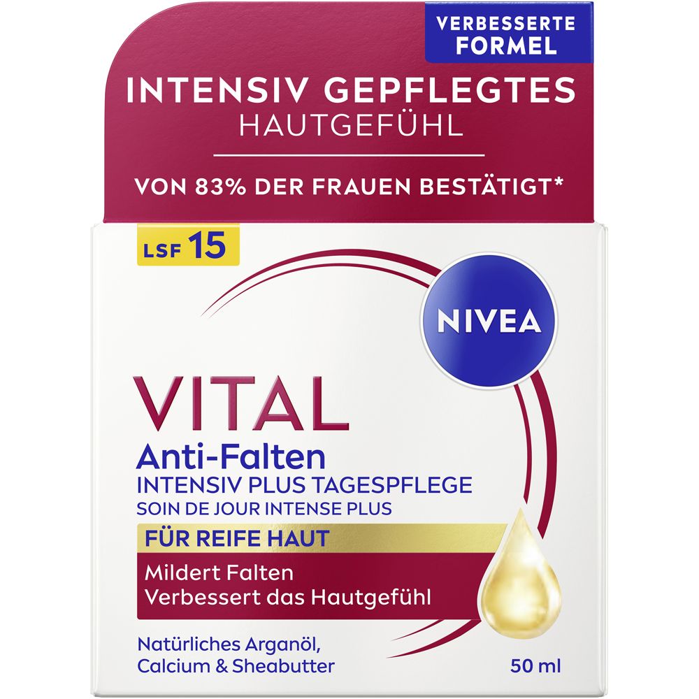 Nivea Vital Anti-Falten Intensiv Plus Tagespflege LSF 15 50 ml