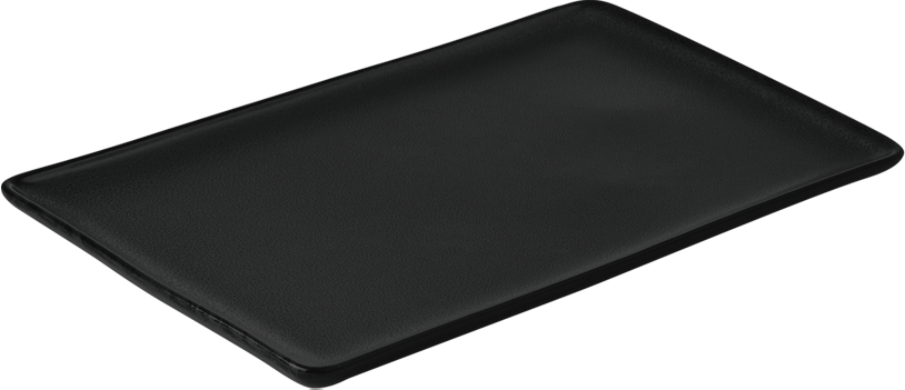 Aida Raw Rektangulær Middagstallerken 31,5 X 20 Cm - Titanium Black