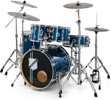 Millenium Hybrid Practice Drum Set BL Blue Lining
