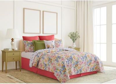 C&F Home Florian Watercolor Cotton Quilt Bedding Set