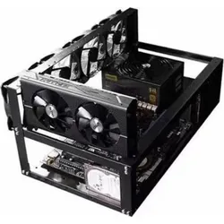PowerGuard GPU Mining Rig Case, Server Barebone