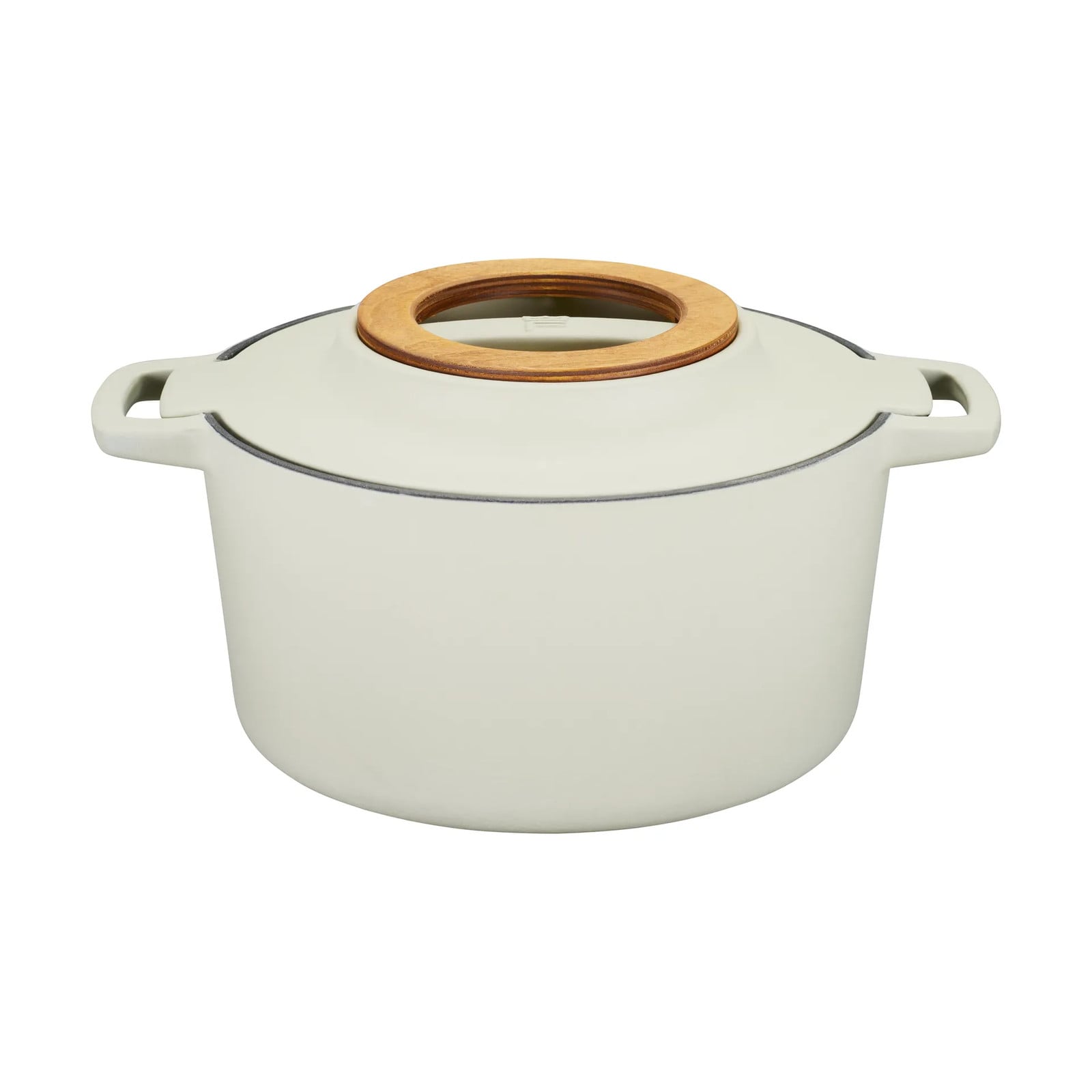 Fiskars Norden gietijzeren pan met berkenhouten handvat 4 L